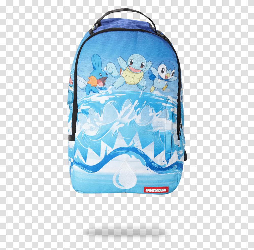 Pokemon Squirtle Water Shark Sprayground Pokemon Backpack, Purse, Handbag, Accessories, Accessory Transparent Png