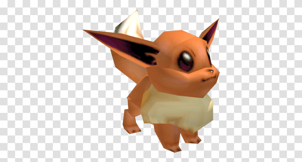 Pokemon Stadium Eevee Face, Toy, Person Transparent Png