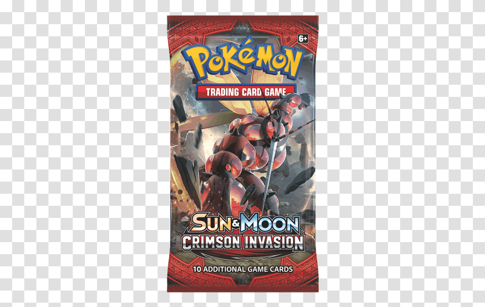 Pokemon Sun Amp Moon Pokemon Tcg Sun And Moon Crimson Invasion, Poster, Advertisement, Book Transparent Png
