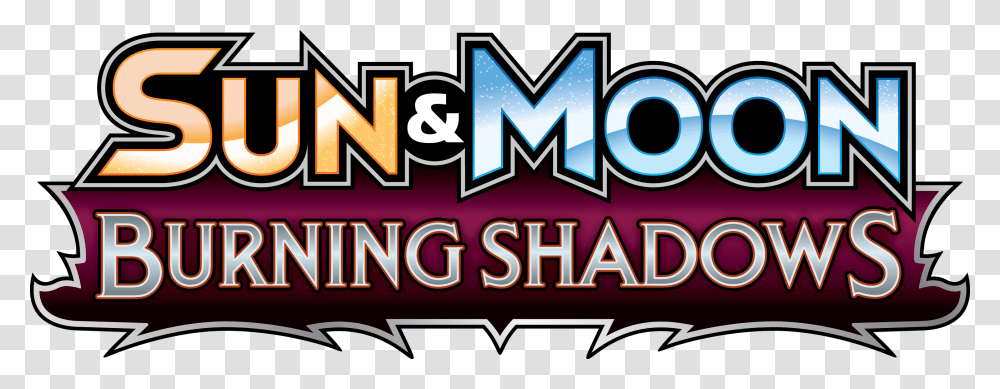 Pokemon Sun And Moon Burning Shadows Logo, Lighting, Meal, Urban Transparent Png