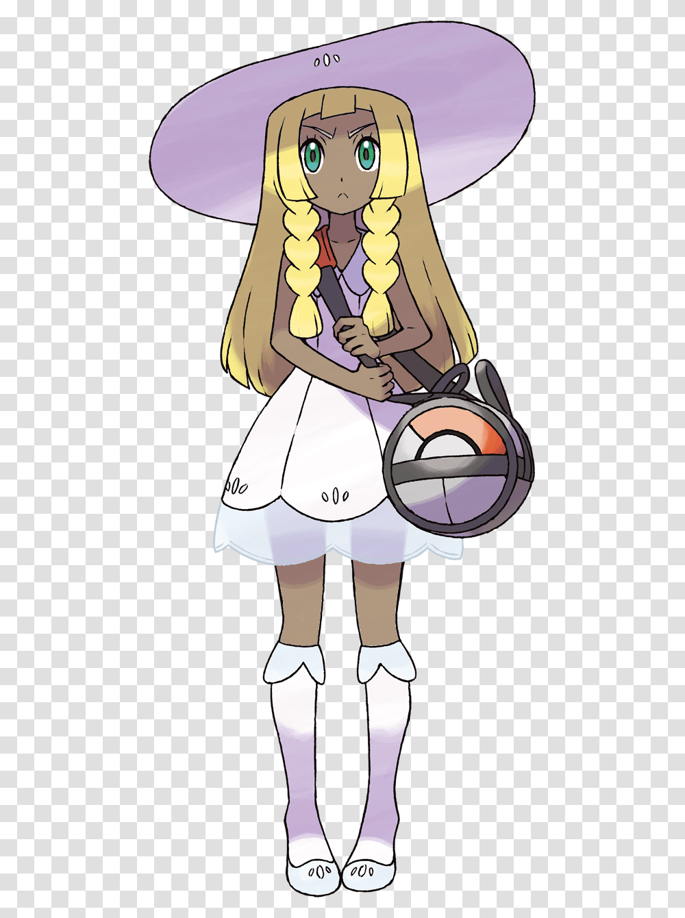Pokemon Sun And Moon Lily, Person, Female, Comics, Book Transparent Png