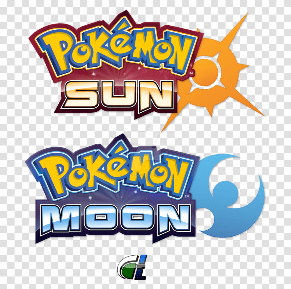 Pokemon Sun And Moon Logo, Pac Man Transparent Png