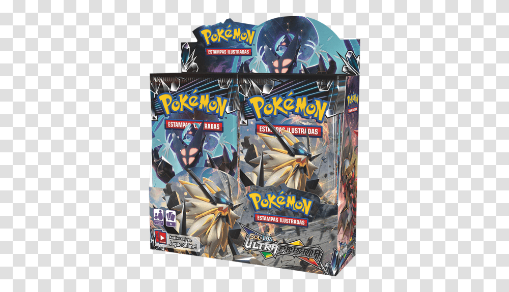 Pokemon Sun And Moon Ultra Prism Booster Box, Poster, Advertisement, Arcade Game Machine, Video Gaming Transparent Png