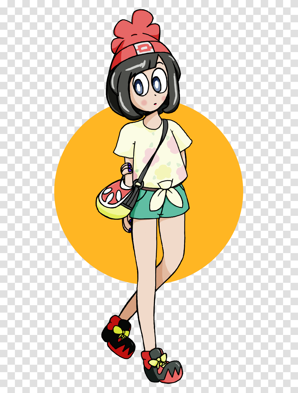 Pokemon Sun Moon Trainer Image By Maria Sacedo Gomez For Women, Person, Label, Text, Toy Transparent Png