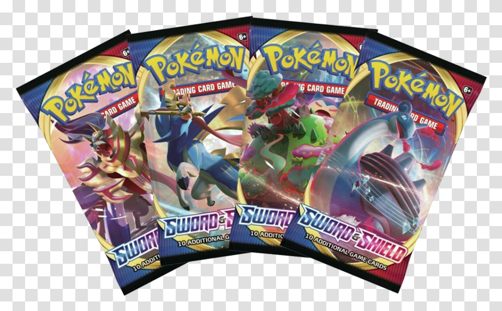 Pokemon Sword And Shield Booster Pack Pokemon Sword And Shield Booster Packs, Person, Human, Candy, Food Transparent Png