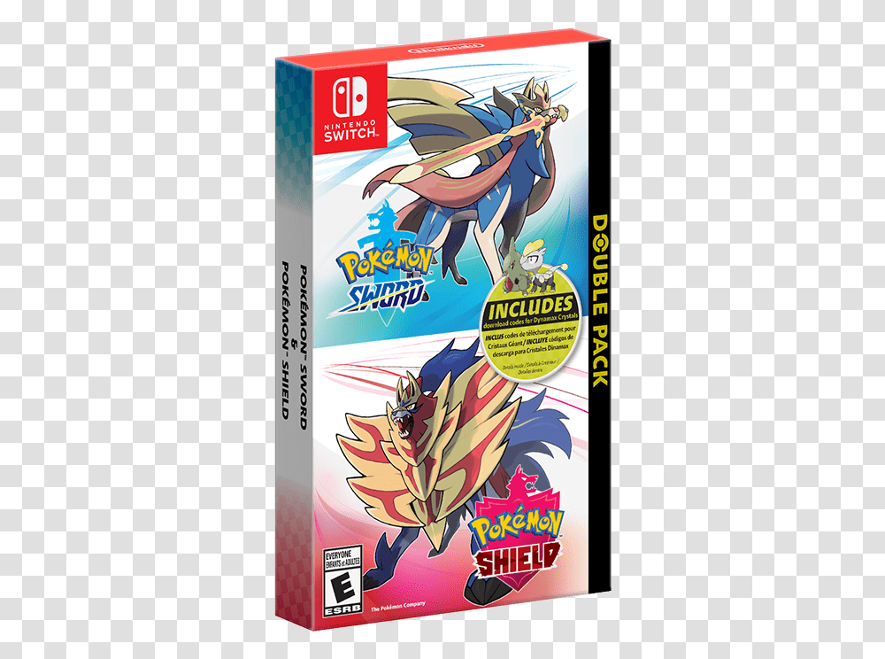 Pokemon Sword And Shield Dual Pack, Poster, Advertisement, Animal, Book Transparent Png