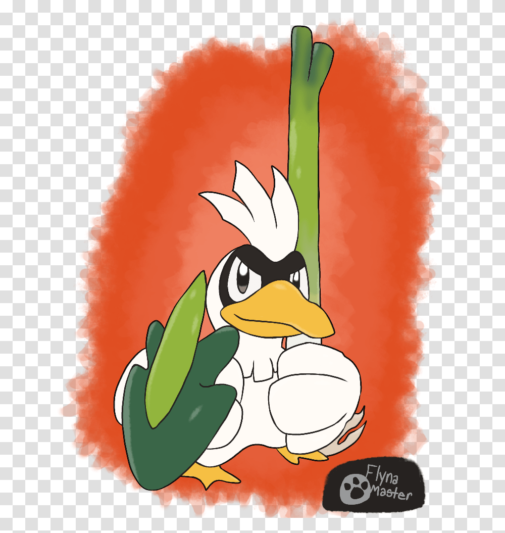 Pokemon Sword And Shield Galarian Farfetch D Leaks, Bird, Animal, Angry Birds Transparent Png