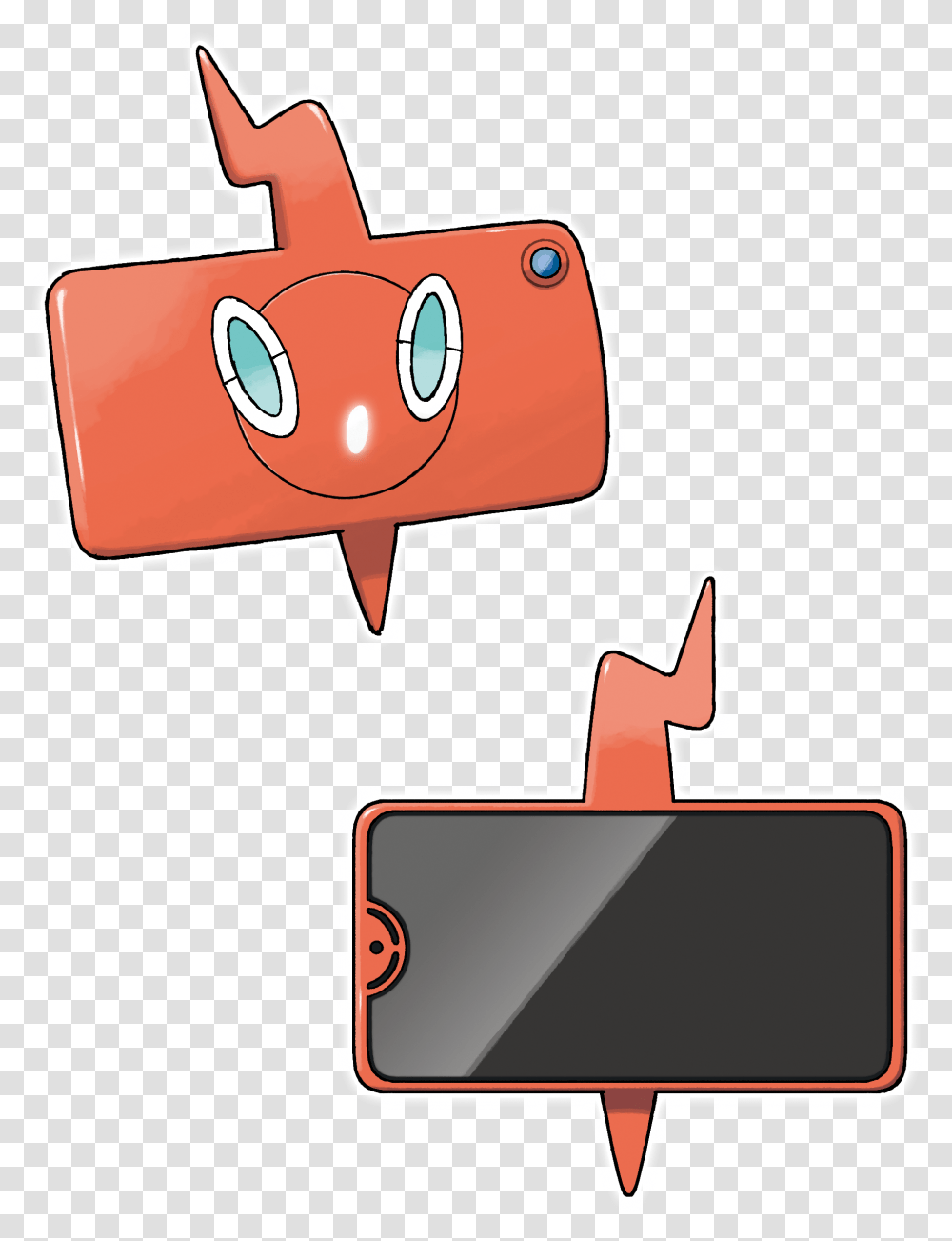 Pokemon Sword And Shield Pokemon Sword And Shield Rotom Phone, Label, Cushion, Cowbell Transparent Png