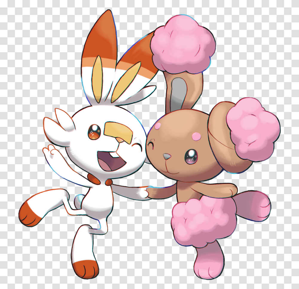 Pokemon Sword And Shield Scorbunny, Food, Sweets, Confectionery, Cream Transparent Png