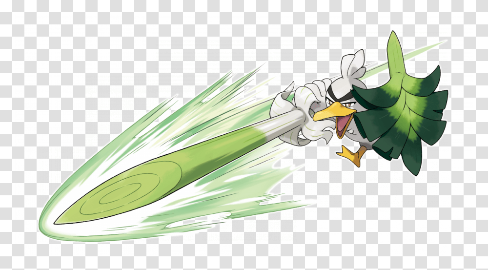 Pokemon Sword And Shield Sirfetch D, Plant, Drawing Transparent Png