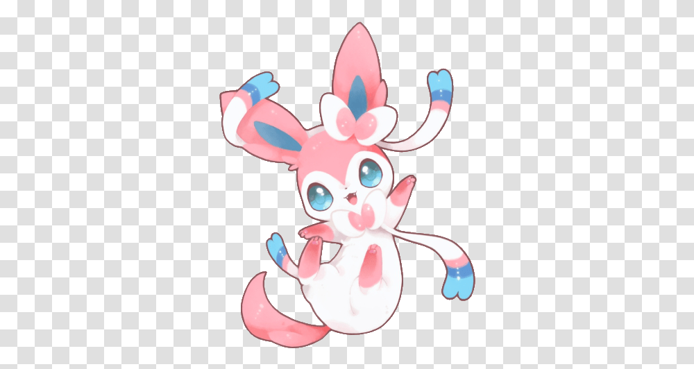 Pokemon Sylveon Chibi Image With No, Toy, Animal, Mammal, Art Transparent Png