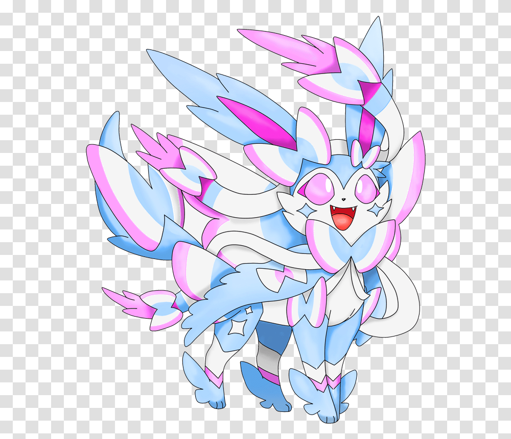 Pokemon Sylveon, Graphics, Art, Purple, Floral Design Transparent Png