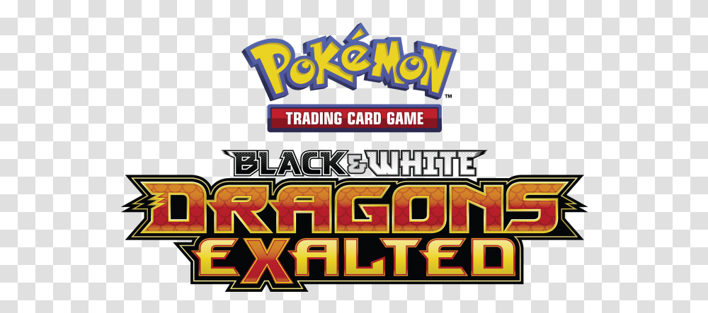 Pokemon Tcg Black White Dragons Pokemon Trading Card Game Logos, Sport, Sports, Text, Crowd Transparent Png