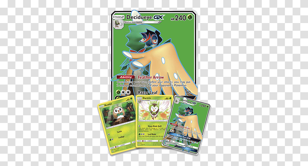 Pokemon Tcg Online Codes For Decidueye Gx Automatic Carte Pokemon Gx Foularte, Poster, Advertisement, Flyer, Paper Transparent Png