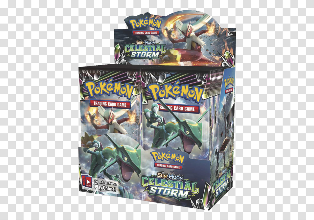 Pokemon Tcg Sun & Moon Celestial Storm Booster Pokmon Tcg Celestial Storm, Arcade Game Machine, Video Gaming, Outdoors Transparent Png