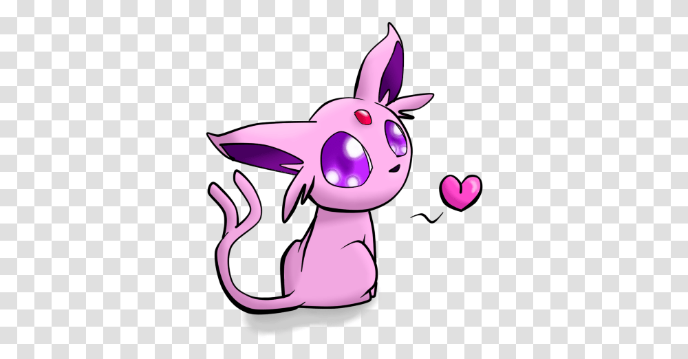Pokemon That I Love Chibi Espeon, Toy, Animal, Mammal, Purple Transparent Png