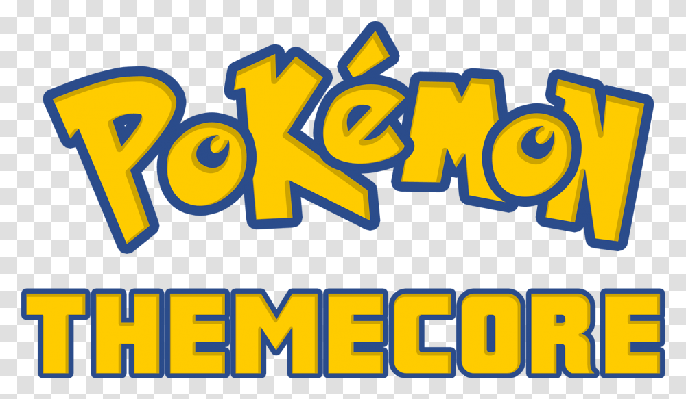 Pokemon Themecore Pokmon Logo Clipart Full Size Clipart Word Pokemon, Text, Pac Man, Symbol, Alphabet Transparent Png