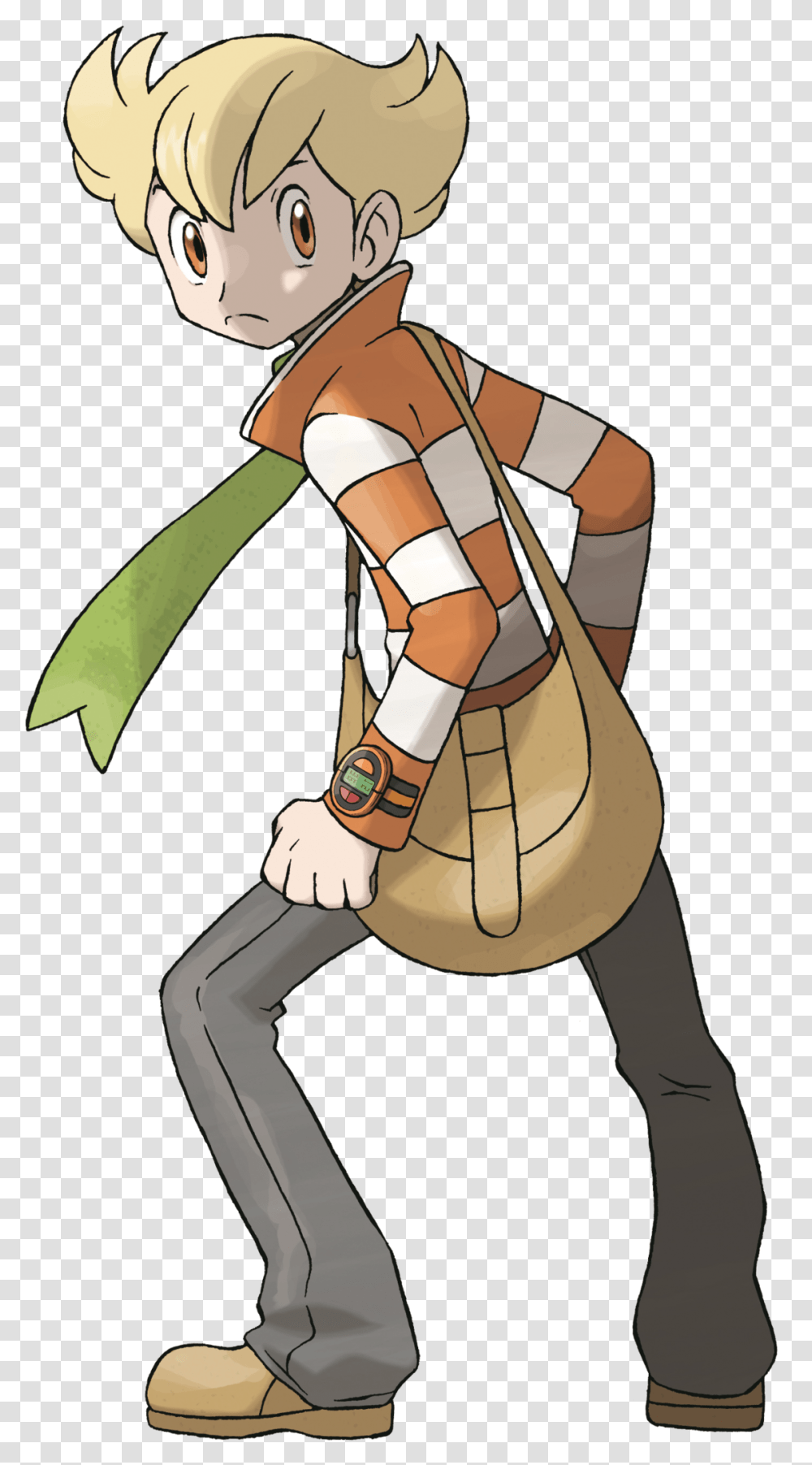 Pokemon Trainer Artwork Barry Pokemon, Person, Clothing, People, Military Uniform Transparent Png