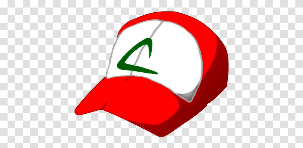 Pokemon Trainer Hat Clipart Ash Ketchum Hat Clipart, Clothing, Apparel, Baseball Cap Transparent Png