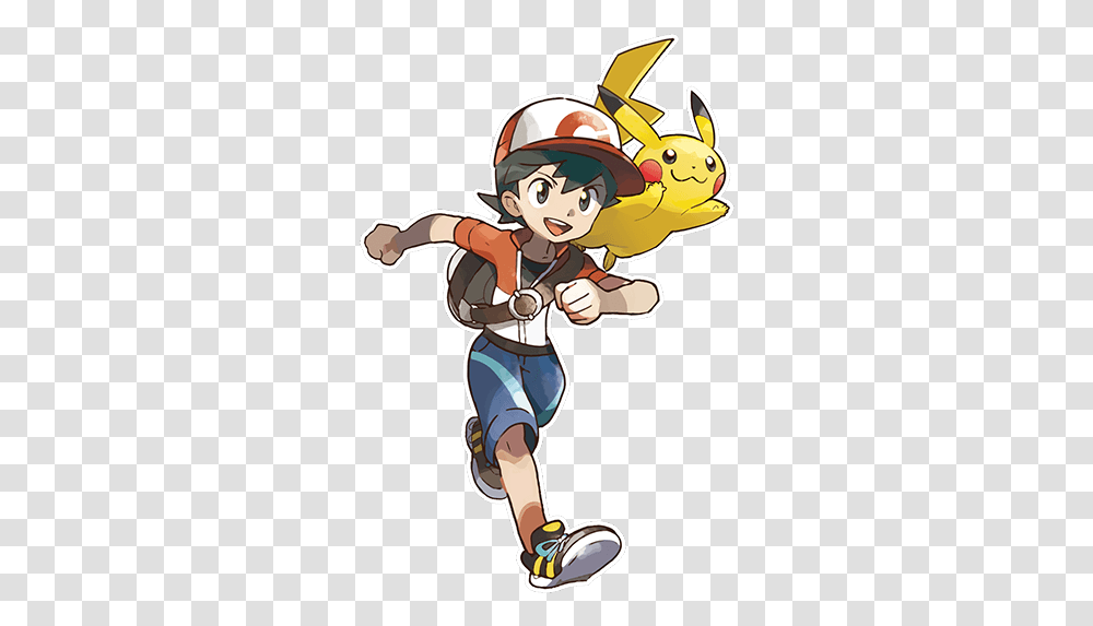 Pokemon Trainer Let's Go, Person, Hand, Book, Comics Transparent Png