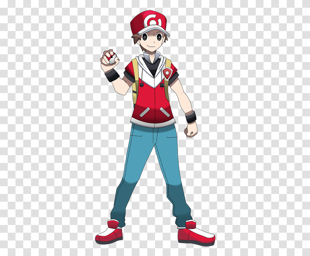 Pokemon Trainer Pokemon Trainer Red Clothes, Clothing, Costume, Person, Long Sleeve Transparent Png