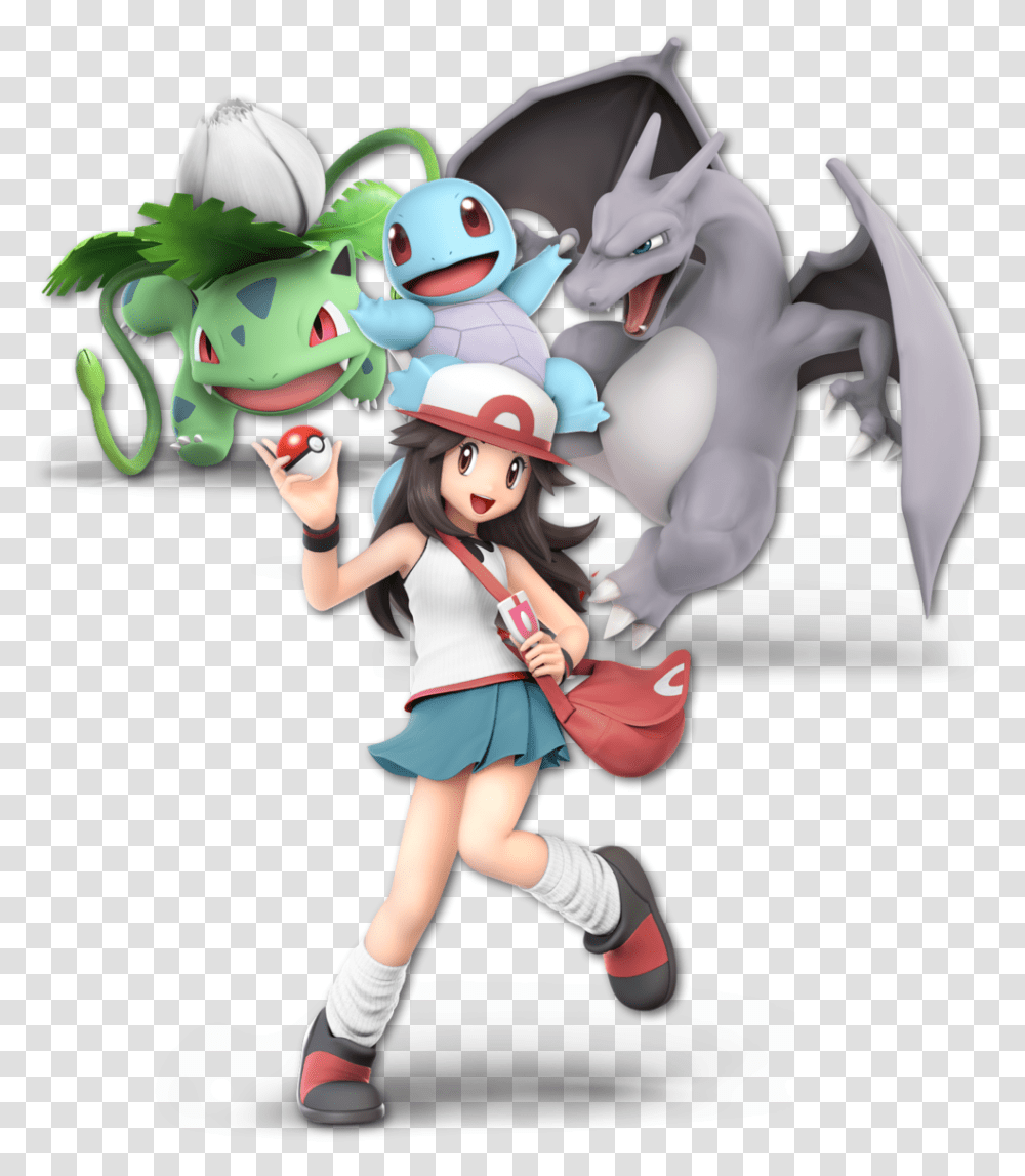 Pokemon Trainer S Super Smash Bros Ultimate Pokemon Trainer Female, Person, Human, Elf, Book Transparent Png