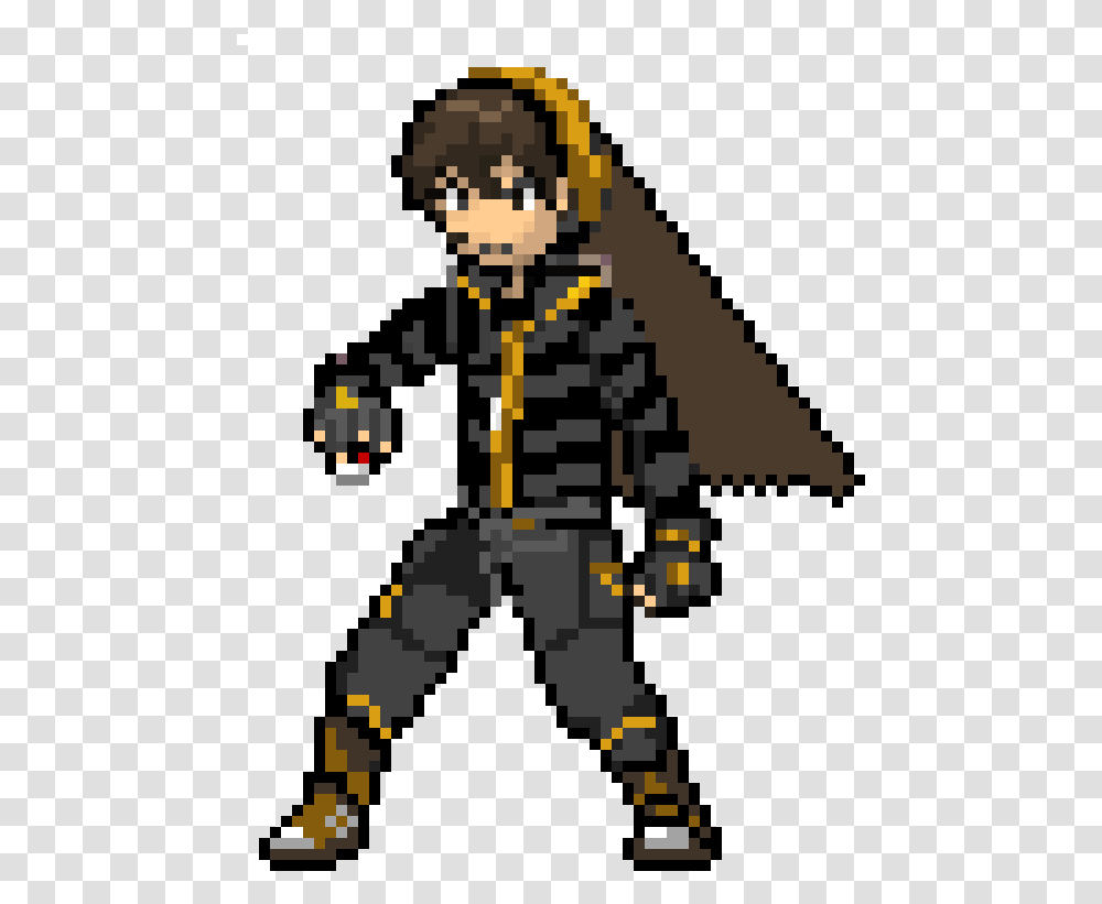 Pokemon Trainer Sprite Download Original Size Sprite Pokemon Trainer, Ninja, Text, Sport, Sports Transparent Png