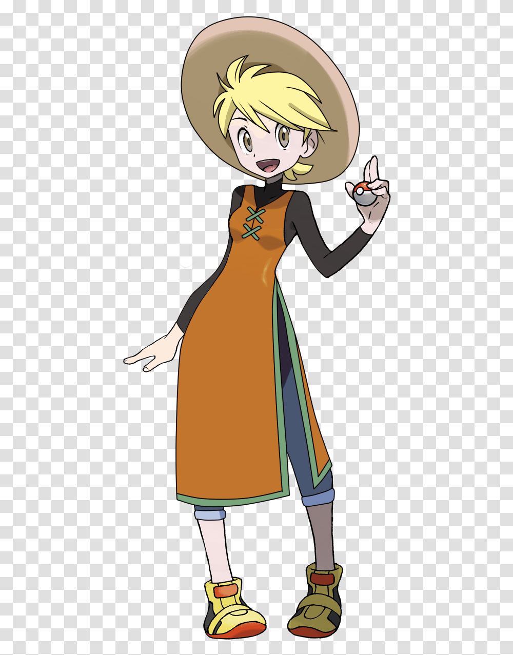 Pokemon Trainer Yellow, Sleeve, Person, Costume Transparent Png