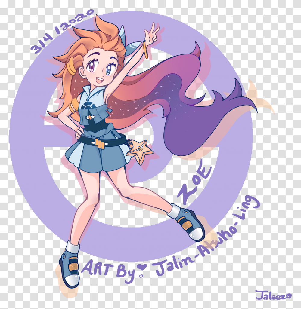 Pokemon Trainer Zoe I've Been Away From A Bit But Im Back Cartoon, Person, Leisure Activities, Book, Costume Transparent Png