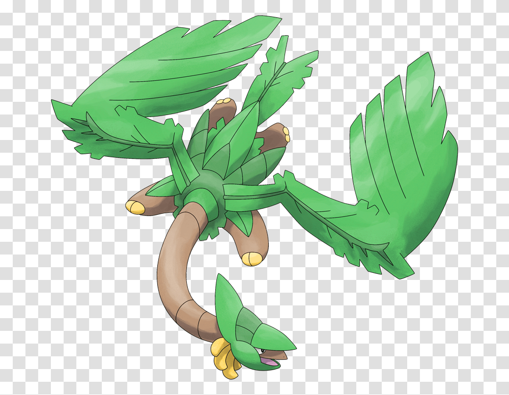 Pokemon Tropius Mega Evolution, Dragon, Dinosaur, Reptile, Animal Transparent Png