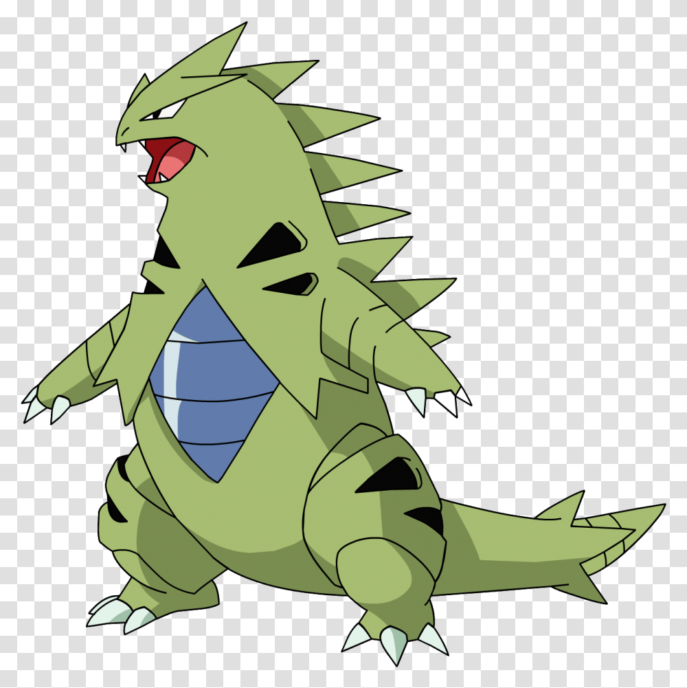 Pokemon Tyranitar, Dragon, Reptile, Animal Transparent Png