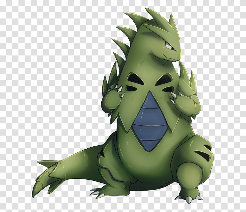 Pokemon Tyranitar Is A Fictional Character Of Humans Tyranitar, Green, Animal, Reptile, Toy Transparent Png