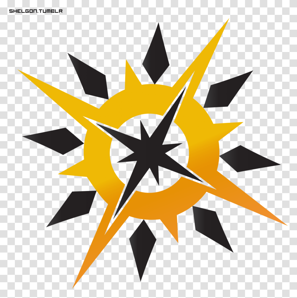 Pokemon Ultra Sun Symbol, Cross, Star Symbol, Outdoors, Compass Transparent Png
