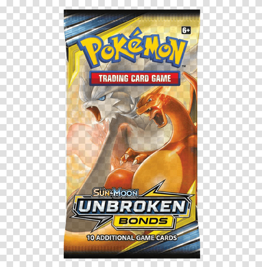 Pokemon Unbroken Bonds Booster Pack, Advertisement, Poster, Book, Flyer Transparent Png