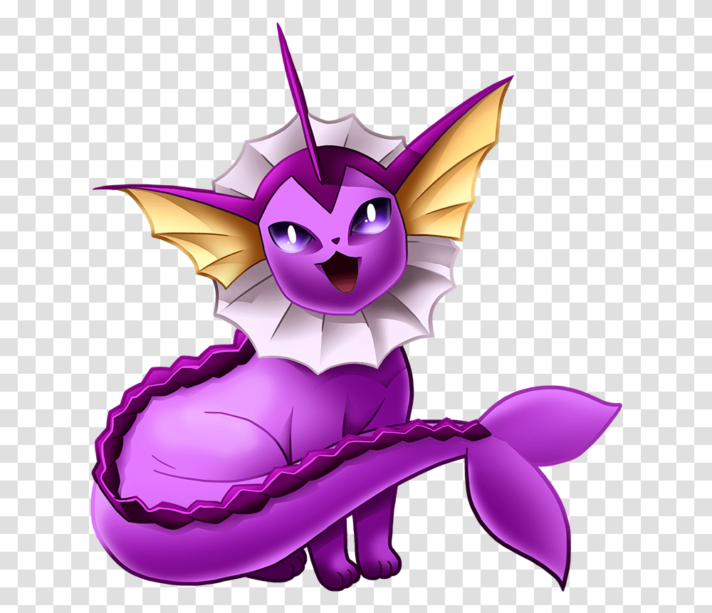 Pokemon Vaporeon Pokemon, Purple, Ornament, Graphics, Art Transparent Png