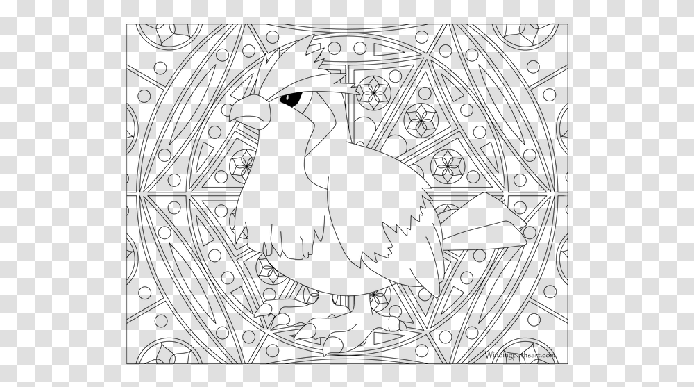 Pokemon Vulpix Coloring Page, Gray, World Of Warcraft Transparent Png