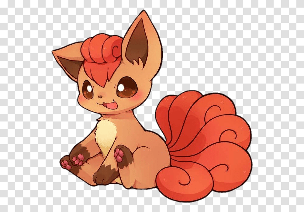 Pokemon Vulpix Fire Fox Vulpix Fan Art, Animal, Mammal, Wildlife Transparent Png
