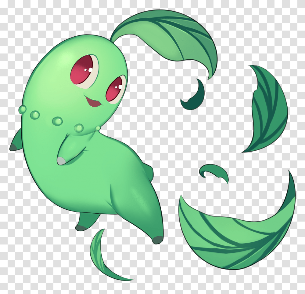 Pokemon With One Leaf, Green, Helmet Transparent Png