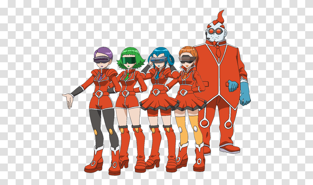 Pokemon Xy Team Flare, Helmet, Person, Performer Transparent Png