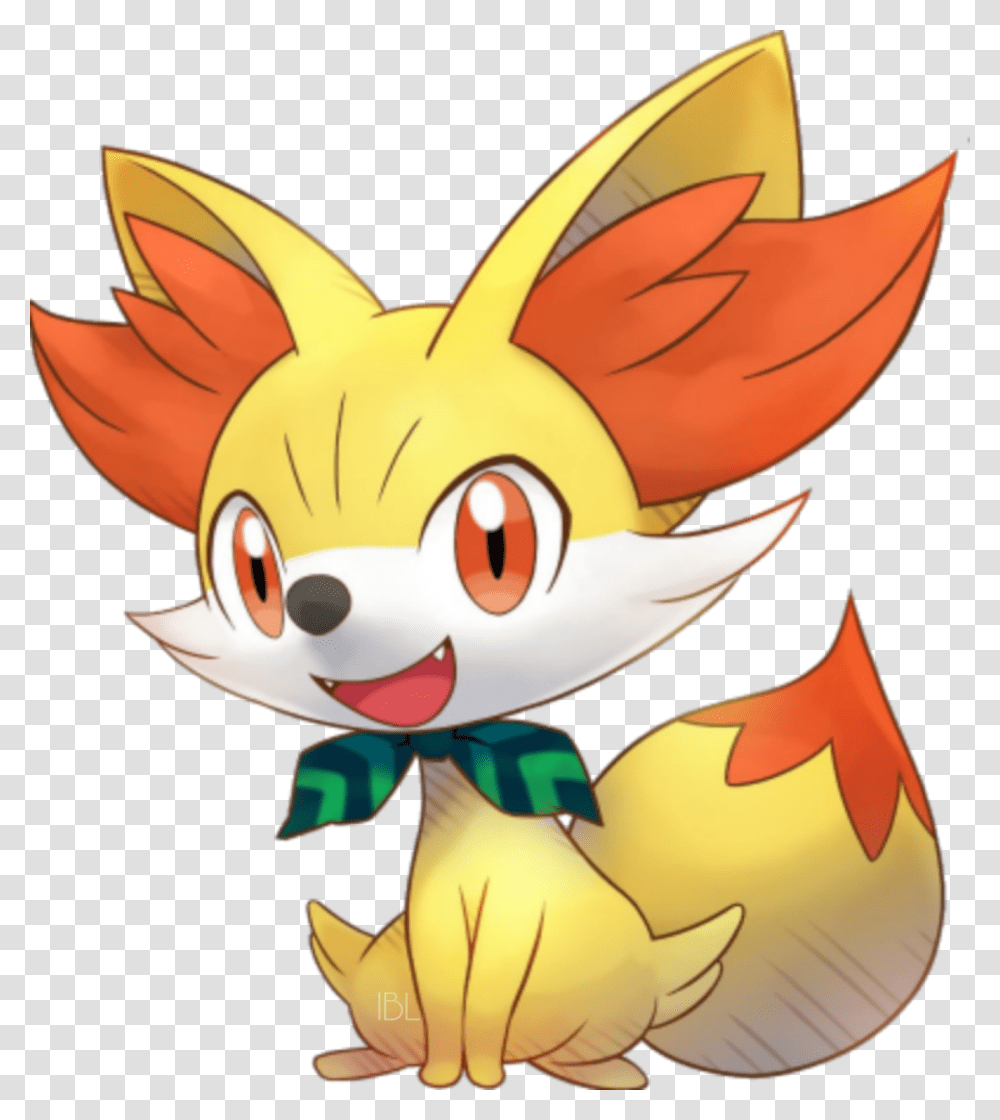 Pokemonpets Fennekin Fox Yellow Dog Pokemon Scyellow Cartoon, Toy, Animal, Flame Transparent Png