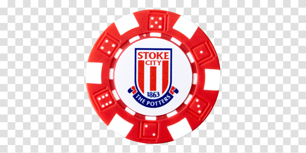 Poker Chip Marker Stoke City Badges, Label, Text, Soccer Ball, Football Transparent Png
