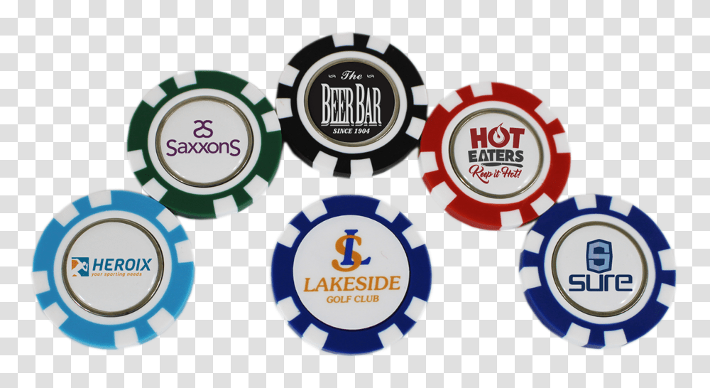 Poker Chip With Removable Ball Marker Label, Logo, Symbol, Trademark, Badge Transparent Png