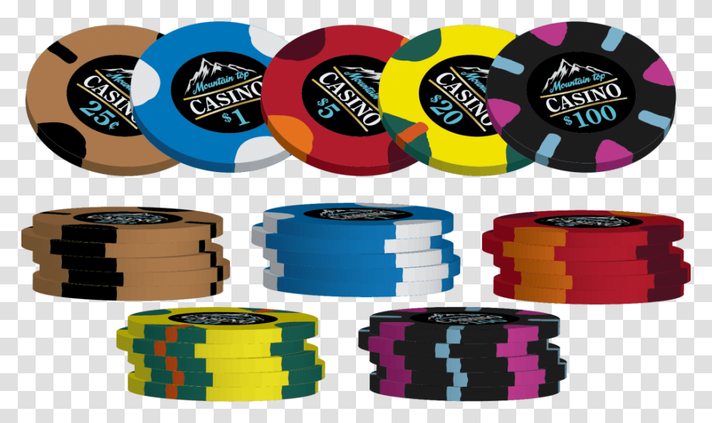 Poker Chips Stack Belt, Game, Purple Transparent Png