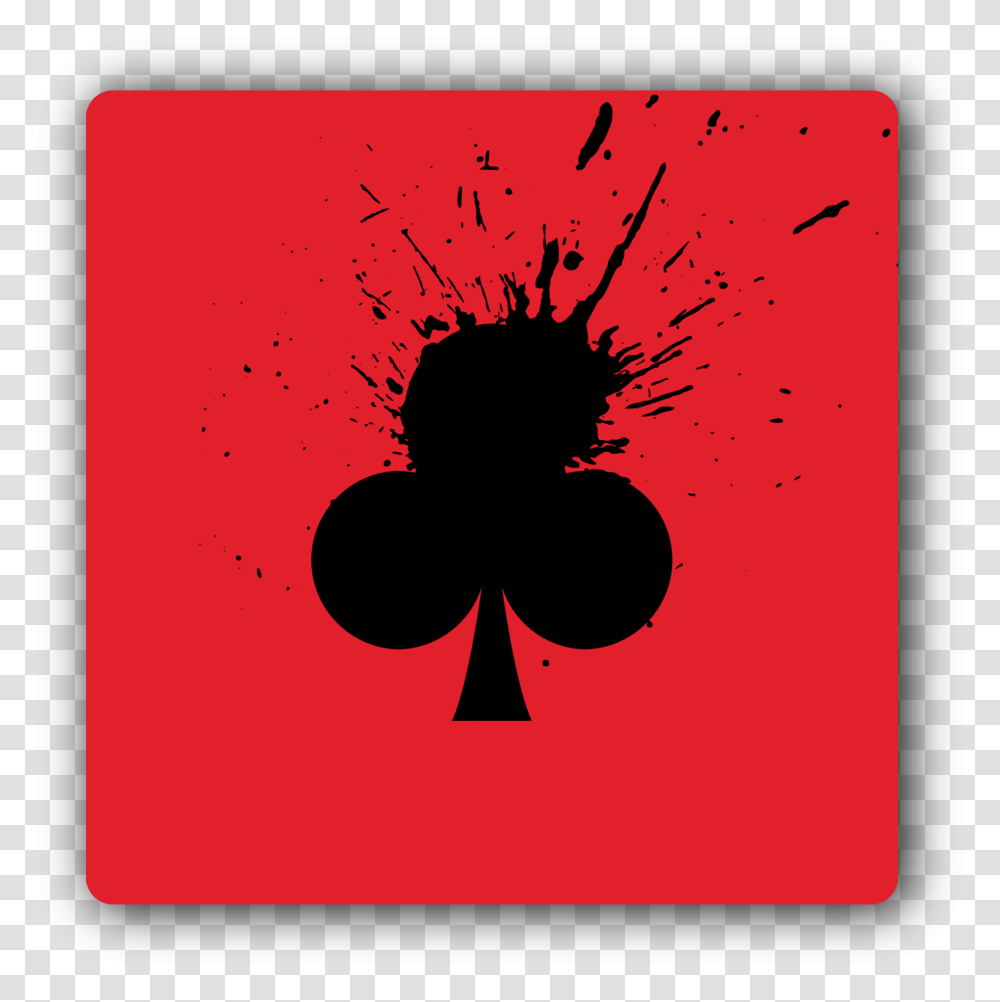 Poker Club Icon Splash Diwali Coasters Black Background Play Cards Club, Logo, Trademark Transparent Png