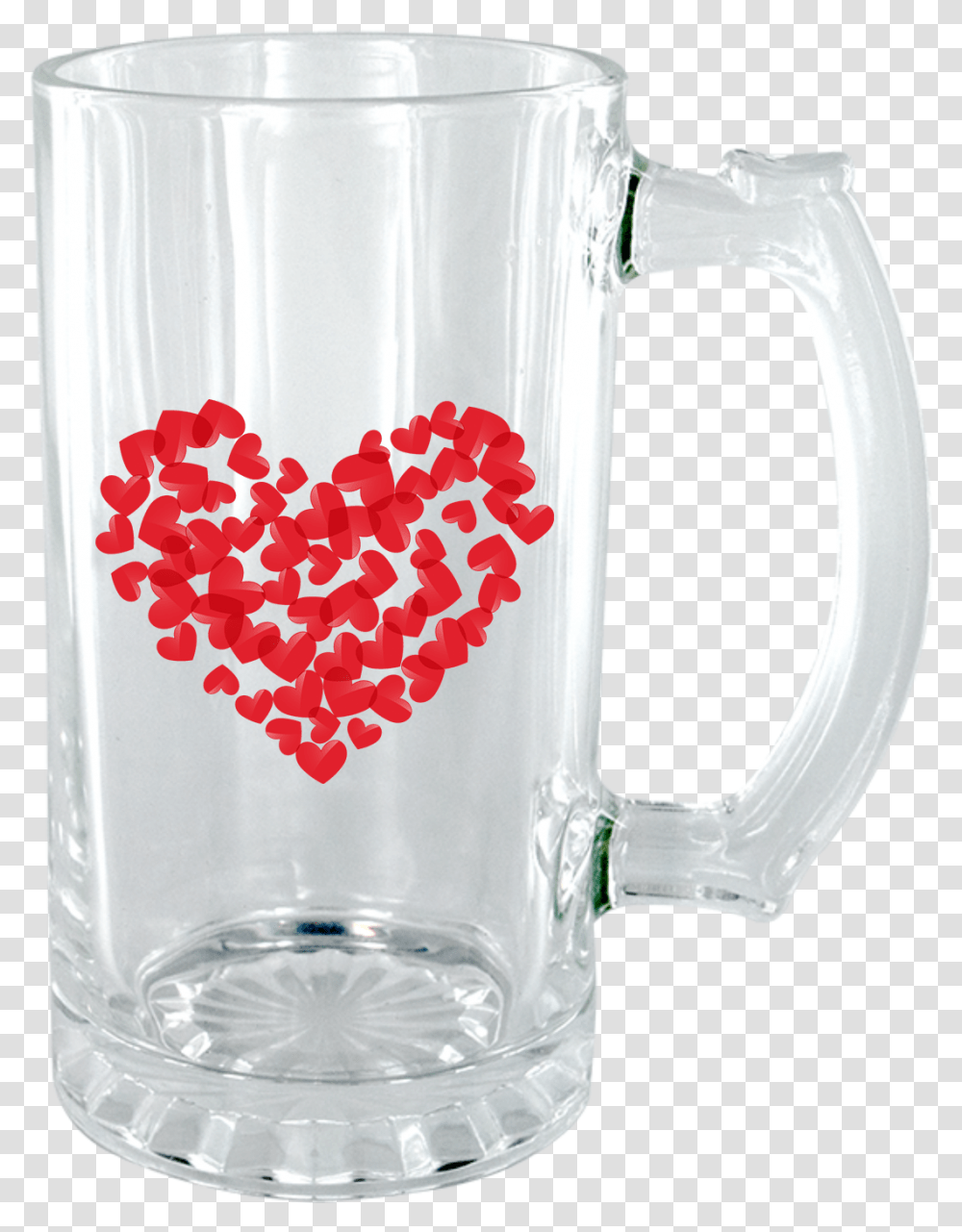 Poker Heart Icon Clear Beer Mug Beer Glassware, Jug, Stein, Mixer, Appliance Transparent Png