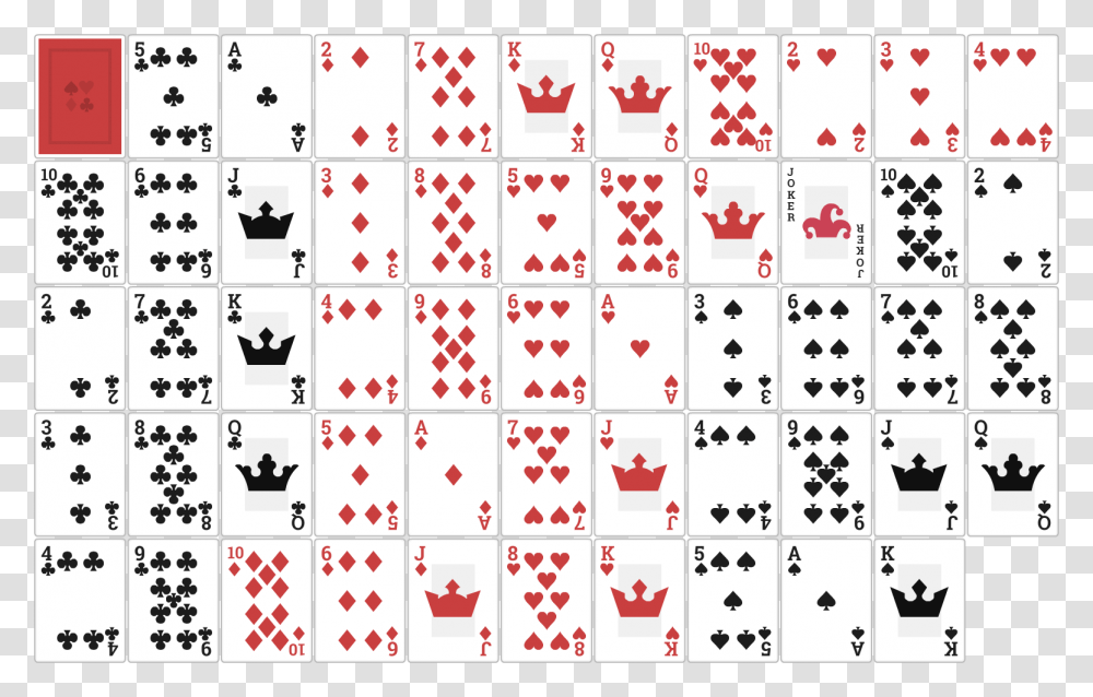 Poker, Number, Alphabet Transparent Png