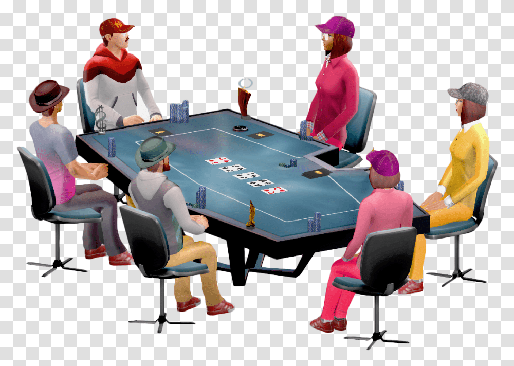 Poker, Person, Tabletop, Furniture, Game Transparent Png