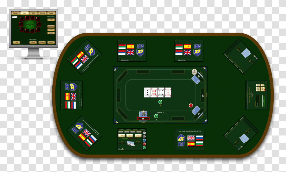 Poker Table Clipart Poker Table Top View, Gambling, Game, Scoreboard, Slot Transparent Png