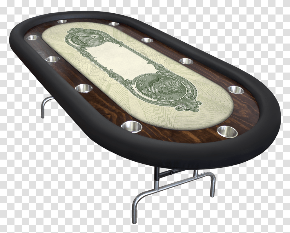 Poker Table Download Poker Table, Furniture, Coffee Table, Tabletop Transparent Png