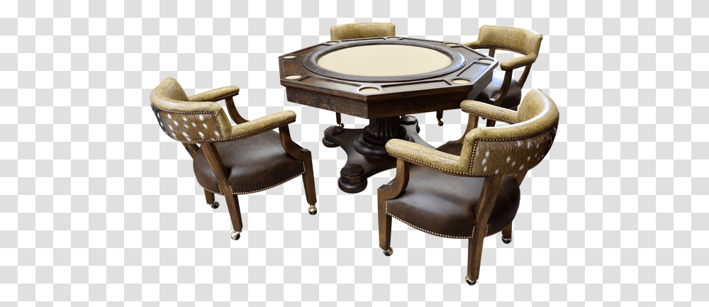 Poker Table, Furniture, Chair, Armchair, Coffee Table Transparent Png